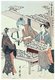Japan: <i>Joshoku kaiko tewaza-kusa</i> ('Women engaged in the sericulture industry'), Print No. 6, 'The Cocoon Stage'. Kitagawa Utamaro (1753-1806), c. 1799